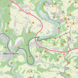 Locatie van AZUR Camping Wertheim