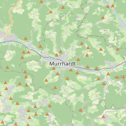 Locatie van Wohnmobilstellplatz Murrhardt