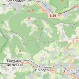 Locatie van Wohnmobilstellplatz Gmünder Straße