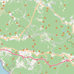 Locatie van Campeggio Bracchetto Vetta