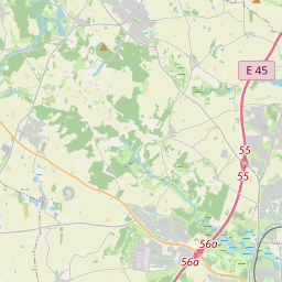 Locatie van Vestbirk Camping