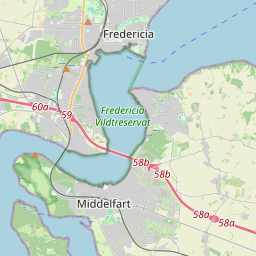 Locatie van Snoghøjgårdparkens Teltplads