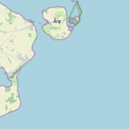 Locatie van Aarø Camping