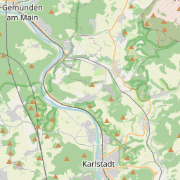Locatie van Campingplatz Karlstadt