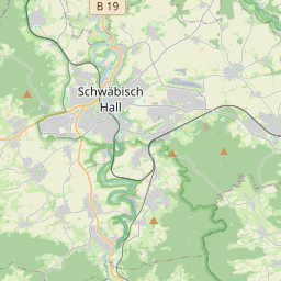 Locatie van Wohnmobilstellplatz Auwiese Schwäbisch Hall