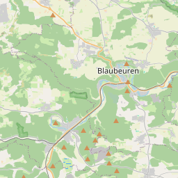 Locatie van Wohnmobilstellplatz Blaubeuren