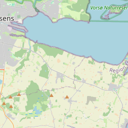 Locatie van Horsens City Camping