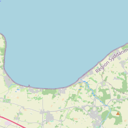Locatie van Vejlby Fed Strand Camping