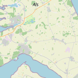 Locatie van Høruphav Teltplads