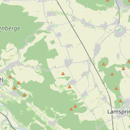 Locatie van Wohnmobilstellplatz der Gemeinde Lamspringe