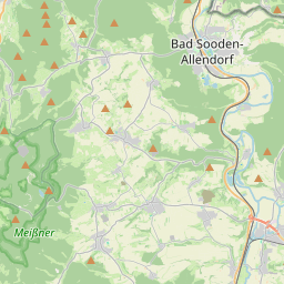 Locatie van Alleerasen - Bad Sooden-Allendorf