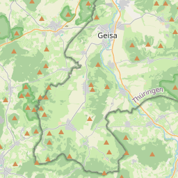 Locatie van Jugendzeltplatz Kirchberg