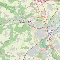 Locatie van Ulmer Paddler e.V. Zeltwiese