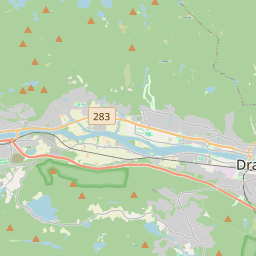Locatie van Drammen Camping