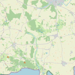 Locatie van Skablund Skov Primitiv Teltplads