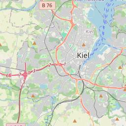 Locatie van Wohnmobilstellplatz Ostuferhafen
