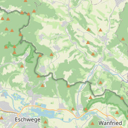Locatie van Werra-Meissner-Camping
