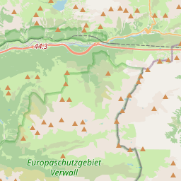Locatie van Alpencamping Klösterle