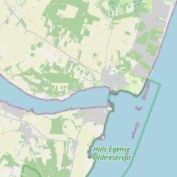 Locatie van Frydenstrand Camping