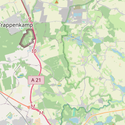 Locatie van Wohnmobilstellplatz Trappenkamp Segeberger Straße