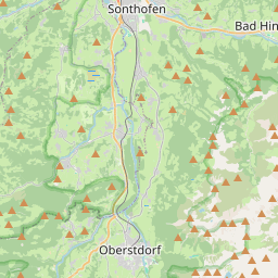 Locatie van Camping Oberstdorf