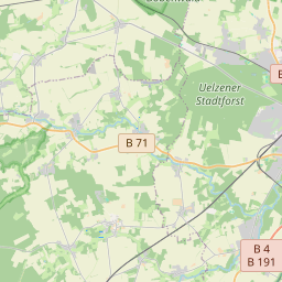 Locatie van Uhlenköper-Camp Uelzen