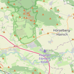 Locatie van "Kleiner Hörselberg" in Wutha Farnroda