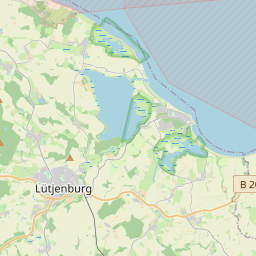 Locatie van Stellplatz Sehlendorfer Strand
