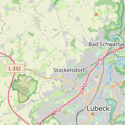 Locatie van Wohnmobilstellplatz in Bad Schwartau