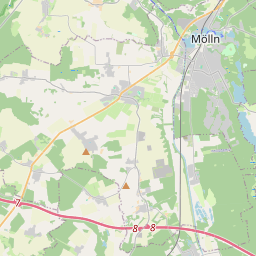 Locatie van Wohnmobilstellplatz Mölln