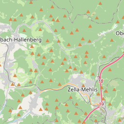 Locatie van Caravanstellplatz am Biathlonstadion Oberhof