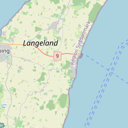 Locatie van Langelands Camping og Motel