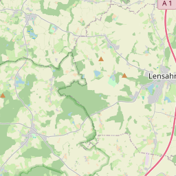 Locatie van Reisemobilstellplatz Mühlenteich Lensahn