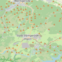 Locatie van Camping am Brocken