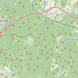 Locatie van Oberhof Camping Lütschesee