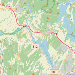 Locatie van Utne Camping