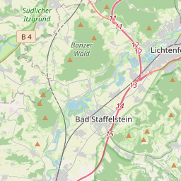 Locatie van Kurcampingplatz Bad Staffelstein