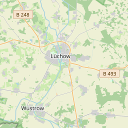 Locatie van Wohnmobilstellplatz Lüchow