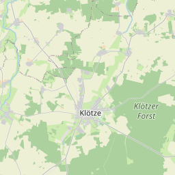 Locatie van Wohnmobilstellplatz Waldbad Klötze