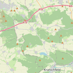 Locatie van Camping Freizeitpark Stausee Hohenfelden