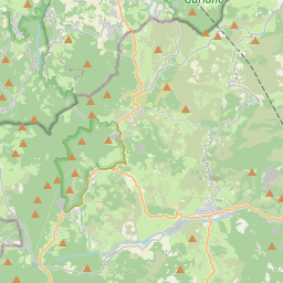 Locatie van Camping La Futa