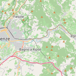 Locatie van Firenze Camping in Town