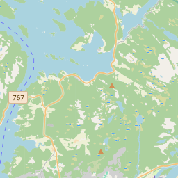 Locatie van Namsos camping