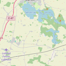 Locatie van Maribo Sø Camping