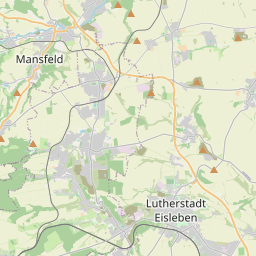 Locatie van Lutherstadt Eisleben Wohnmobilstellplatz