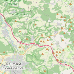 Locatie van Camping in Berg
