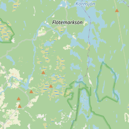 Locatie van Flötemarkens Vildmarkscamp