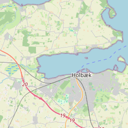 Locatie van Hagested Shelterplads