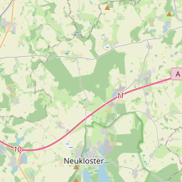 Locatie van See-Camping Neukloster