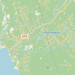 Locatie van Osensjøen Camping